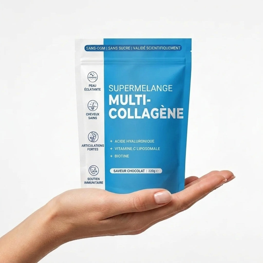 Multi-Collagène Superblend — Saveur Chocolat | Peau ferme, cheveux volumineux et ongles renforcés